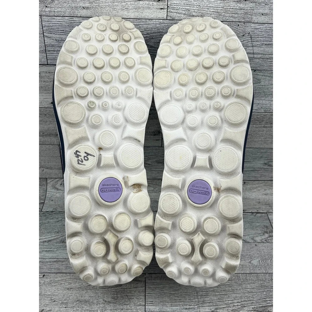 Skechers Slip-ins GO WALK Navy Mesh‎ Walking Shoes Women Size 9.5 124761 Comfort